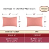 image:imageMellanni Pillow Cases  Luxury Extra Soft  Cooling Pillow Covers  2 PC Iconic Collection Pillowcases  Envelope Closure StandardQueen 20 x 30 White1621 Coral