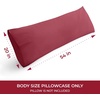 image:imageMellanni Pillow Cases  Luxury Extra Soft  Cooling Pillow Covers  2 PC Iconic Collection Pillowcases  Envelope Closure StandardQueen 20 x 30 White1752 Brick Red