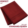 image:imageMellanni Pillow Cases  Luxury Extra Soft  Cooling Pillow Covers  2 PC Iconic Collection Pillowcases  Envelope Closure StandardQueen 20 x 30 White1752 Brick Red