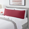 image:imageMellanni Pillow Cases  Luxury Extra Soft  Cooling Pillow Covers  2 PC Iconic Collection Pillowcases  Envelope Closure StandardQueen 20 x 30 White1752 Brick Red