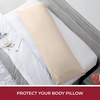 image:imageMellanni Pillow Cases  Luxury Extra Soft  Cooling Pillow Covers  2 PC Iconic Collection Pillowcases  Envelope Closure StandardQueen 20 x 30 White1812 Beige