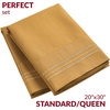 image:imageMellanni Pillow Cases  Luxury Extra Soft  Cooling Pillow Covers  2 PC Iconic Collection Pillowcases  Envelope Closure StandardQueen 20 x 30 White1862 Gold