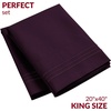 image:imageMellanni Pillow Cases  Luxury Extra Soft  Cooling Pillow Covers  2 PC Iconic Collection Pillowcases  Envelope Closure StandardQueen 20 x 30 White1952 Purple