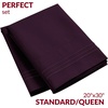 image:imageMellanni Pillow Cases  Luxury Extra Soft  Cooling Pillow Covers  2 PC Iconic Collection Pillowcases  Envelope Closure StandardQueen 20 x 30 White1952 Purple