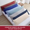 image:imageMellanni Pillow Cases  Luxury Extra Soft  Cooling Pillow Covers  2 PC Iconic Collection Pillowcases  Envelope Closure StandardQueen 20 x 30 White1990 Black
