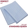image:imageMellanni Pillow Cases  Luxury Extra Soft  Cooling Pillow Covers  2 PC Iconic Collection Pillowcases  Envelope Closure StandardQueen 20 x 30 White2535 Striped Light Blue