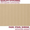 image:imageMellanni Pillow Cases  Luxury Extra Soft  Cooling Pillow Covers  2 PC Iconic Collection Pillowcases  Envelope Closure StandardQueen 20 x 30 White2823 Striped Beige