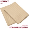 image:imageMellanni Pillow Cases  Luxury Extra Soft  Cooling Pillow Covers  2 PC Iconic Collection Pillowcases  Envelope Closure StandardQueen 20 x 30 White2823 Striped Beige