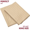 image:imageMellanni Pillow Cases  Luxury Extra Soft  Cooling Pillow Covers  2 PC Iconic Collection Pillowcases  Envelope Closure StandardQueen 20 x 30 White2823 Striped Beige