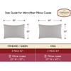 image:imageMellanni Pillow Cases  Luxury Extra Soft  Cooling Pillow Covers  2 PC Iconic Collection Pillowcases  Envelope Closure StandardQueen 20 x 30 White2823 Striped Beige