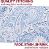 image:imageMellanni Pillow Cases  Luxury Extra Soft  Cooling Pillow Covers  2 PC Iconic Collection Pillowcases  Envelope Closure StandardQueen 20 x 30 White7535 Paisley Blue