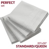 image:imageMellanni Pillow Cases Set  4 PC Iconic Collection Pillowcases  Hotel Luxury Extra Soft Cooling Pillow Covers  Wrinkle Fade Stain ResistantStandardQueen 20 x 30 Light Gray1364 Light Gray