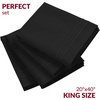 image:imageMellanni Pillow Cases Set  4 PC Iconic Collection Pillowcases  Hotel Luxury Extra Soft Cooling Pillow Covers  Wrinkle Fade Stain ResistantStandardQueen 20 x 30 Light Gray1990 Black
