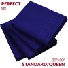 image:imageMellanni Pillow Cases Set  4 PC Iconic Collection Pillowcases  Hotel Luxury Extra Soft Cooling Pillow Covers  Wrinkle Fade Stain ResistantStandardQueen 20 x 30 Light Gray1597 Royal Blue