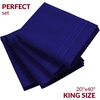 image:imageMellanni Pillow Cases Set  4 PC Iconic Collection Pillowcases  Hotel Luxury Extra Soft Cooling Pillow Covers  Wrinkle Fade Stain ResistantStandardQueen 20 x 30 Light Gray1597 Royal Blue