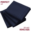 image:imageMellanni Pillow Cases Set  4 PC Iconic Collection Pillowcases  Hotel Luxury Extra Soft Cooling Pillow Covers  Wrinkle Fade Stain ResistantStandardQueen 20 x 30 Light Gray1959 Navy Blue