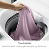 image:imageMellanni Pure Silk Pillowcase Standard Size  Perfect for Hair and Skin  Preventing Wrinkles  Easy Care  Naturally Cooling Silk Pillow Cover with Hidden Zipper Standard PinkLilac