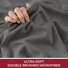 image:imageMellanni Queen Fitted Sheet  Iconic Collection Bedding  Sheets with up to 16 inch Deep Pocket  Soft amp Cooling  Fade amp Stain Resistant  1 PC Queen White1394 Gray