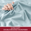 image:imageMellanni Queen Fitted Sheet  Iconic Collection Bedding  Sheets with up to 16 inch Deep Pocket  Soft amp Cooling  Fade amp Stain Resistant  1 PC Queen White1524 Aqua