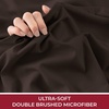 image:imageMellanni Queen Fitted Sheet  Iconic Collection Bedding  Sheets with up to 16 inch Deep Pocket  Soft amp Cooling  Fade amp Stain Resistant  1 PC Queen White1887 Brown
