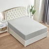 image:imageMellanni Queen Fitted Sheet  Iconic Collection Bedding  Sheets with up to 16 inch Deep Pocket  Soft amp Cooling  Fade amp Stain Resistant  1 PC Queen White1364 Light Gray