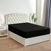 image:imageMellanni Queen Fitted Sheet  Iconic Collection Bedding  Sheets with up to 16 inch Deep Pocket  Soft amp Cooling  Fade amp Stain Resistant  1 PC Queen White1990 Black