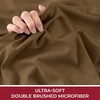 image:imageMellanni Queen Fitted Sheet  Iconic Collection Bedding  Sheets with up to 16 inch Deep Pocket  Soft amp Cooling  Fade amp Stain Resistant  1 PC Queen White1886 Mocha