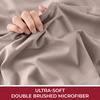 image:imageMellanni Queen Fitted Sheet  Iconic Collection Bedding  Sheets with up to 16 inch Deep Pocket  Soft amp Cooling  Fade amp Stain Resistant  1 PC Queen White1872 Tan