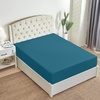 image:imageMellanni Queen Fitted Sheet  Iconic Collection Bedding  Sheets with up to 16 inch Deep Pocket  Soft amp Cooling  Fade amp Stain Resistant  1 PC Queen White1455 Teal
