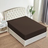 image:imageMellanni Queen Fitted Sheet  Iconic Collection Bedding  Sheets with up to 16 inch Deep Pocket  Soft amp Cooling  Fade amp Stain Resistant  1 PC Queen White1887 Brown