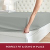 image:imageMellanni Queen Fitted Sheet  Iconic Collection Bedding  Sheets with up to 16 inch Deep Pocket  Soft amp Cooling  Fade amp Stain Resistant  1 PC Queen White1284 Spa Mint