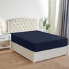 image:imageMellanni Queen Fitted Sheet  Iconic Collection Bedding  Sheets with up to 16 inch Deep Pocket  Soft amp Cooling  Fade amp Stain Resistant  1 PC Queen White1959 Navy Blue