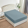 image:imageMellanni Queen Fitted Sheet  Iconic Collection Bedding  Sheets with up to 16 inch Deep Pocket  Soft amp Cooling  Fade amp Stain Resistant  1 PC Queen White1583 Spa Blue