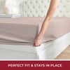image:imageMellanni Queen Fitted Sheet  Iconic Collection Bedding  Sheets with up to 16 inch Deep Pocket  Soft amp Cooling  Fade amp Stain Resistant  1 PC Queen White1872 Tan