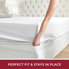 image:imageMellanni Queen Fitted Sheet  Iconic Collection Bedding  Sheets with up to 16 inch Deep Pocket  Soft amp Cooling  Fade amp Stain Resistant  1 PC Queen White1102 White