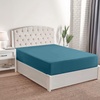 image:imageMellanni Queen Fitted Sheet  Iconic Collection Bedding  Sheets with up to 16 inch Deep Pocket  Soft amp Cooling  Fade amp Stain Resistant  1 PC Queen White1455 Teal