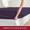 image:imageMellanni Queen Fitted Sheet  Iconic Collection Bedding  Sheets with up to 16 inch Deep Pocket  Soft amp Cooling  Fade amp Stain Resistant  1 PC Queen White1952 Purple