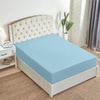 image:imageMellanni Queen Fitted Sheet  Iconic Collection Bedding  Sheets with up to 16 inch Deep Pocket  Soft amp Cooling  Fade amp Stain Resistant  1 PC Queen White1535 Light Blue