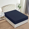 image:imageMellanni Queen Fitted Sheet  Iconic Collection Bedding  Sheets with up to 16 inch Deep Pocket  Soft amp Cooling  Fade amp Stain Resistant  1 PC Queen White1959 Navy Blue