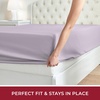 image:imageMellanni Queen Fitted Sheet  Iconic Collection Bedding  Sheets with up to 16 inch Deep Pocket  Soft amp Cooling  Fade amp Stain Resistant  1 PC Queen White1335 Lavender