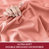 image:imageMellanni Queen Fitted Sheet  Iconic Collection Bedding  Sheets with up to 16 inch Deep Pocket  Soft amp Cooling  Fade amp Stain Resistant  1 PC Queen White1621 Coral