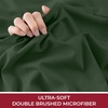 image:imageMellanni Queen Fitted Sheet  Iconic Collection Bedding  Sheets with up to 16 inch Deep Pocket  Soft amp Cooling  Fade amp Stain Resistant  1 PC Queen White1448 Emerald Green