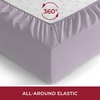 image:imageMellanni Queen Fitted Sheet  Iconic Collection Bedding  Sheets with up to 16 inch Deep Pocket  Soft amp Cooling  Fade amp Stain Resistant  1 PC Queen White1335 Lavender