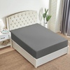 image:imageMellanni Queen Fitted Sheet  Iconic Collection Bedding  Sheets with up to 16 inch Deep Pocket  Soft amp Cooling  Fade amp Stain Resistant  1 PC Queen White1394 Gray