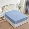 image:imageMellanni Queen Fitted Sheet  Iconic Collection Bedding  Sheets with up to 16 inch Deep Pocket  Soft amp Cooling  Fade amp Stain Resistant  1 PC Queen White1573 Blue Hydrangea