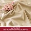 image:imageMellanni Queen Fitted Sheet  Iconic Collection Bedding  Sheets with up to 16 inch Deep Pocket  Soft amp Cooling  Fade amp Stain Resistant  1 PC Queen White1812 Beige