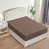 image:imageMellanni Queen Fitted Sheet  Iconic Collection Bedding  Sheets with up to 16 inch Deep Pocket  Soft amp Cooling  Fade amp Stain Resistant  1 PC Queen White1877 Dark Taupe