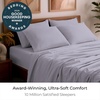 image:imageMellanni Queen Sheet Set  6Piece Iconic Collection Bedding  Including 4 Pillowcases 16Inch Deep Pocket Easy Care Extra Soft Cooling Sheets Brushed Microfiber  White1335 Lavender