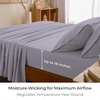 image:imageMellanni Queen Sheet Set  6Piece Iconic Collection Bedding  Including 4 Pillowcases 16Inch Deep Pocket Easy Care Extra Soft Cooling Sheets Brushed Microfiber  Blush Pink1335 Lavender