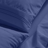 image:imageMellanni Queen Sheet Set  6Piece Iconic Collection Bedding  Including 4 Pillowcases 16Inch Deep Pocket Easy Care Extra Soft Cooling Sheets Brushed Microfiber  White1593 Blue Nova